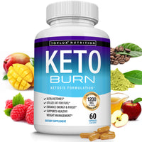 Toplux Keto Burn Pills Ketosis Weight Loss - 1200 Mg