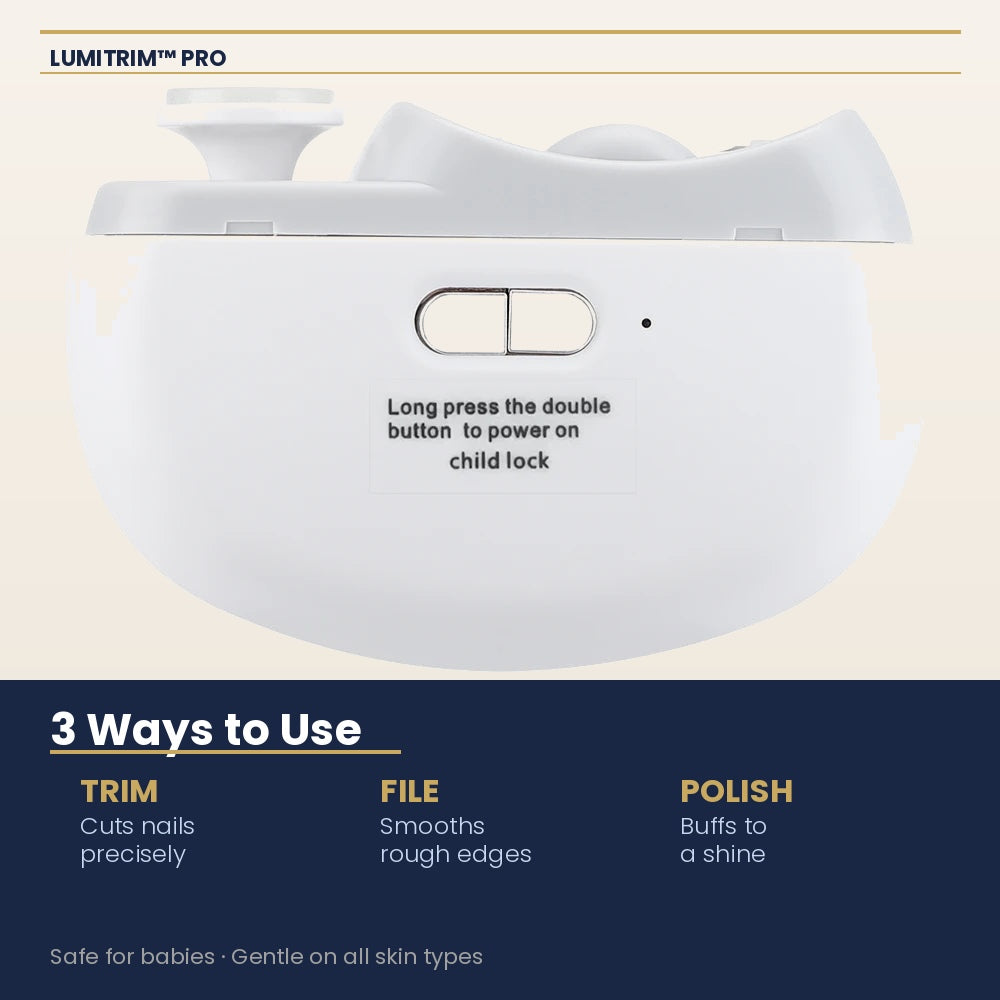 LumiTrim™ Pro Nail System -Baby and Adult Nail Clipper
